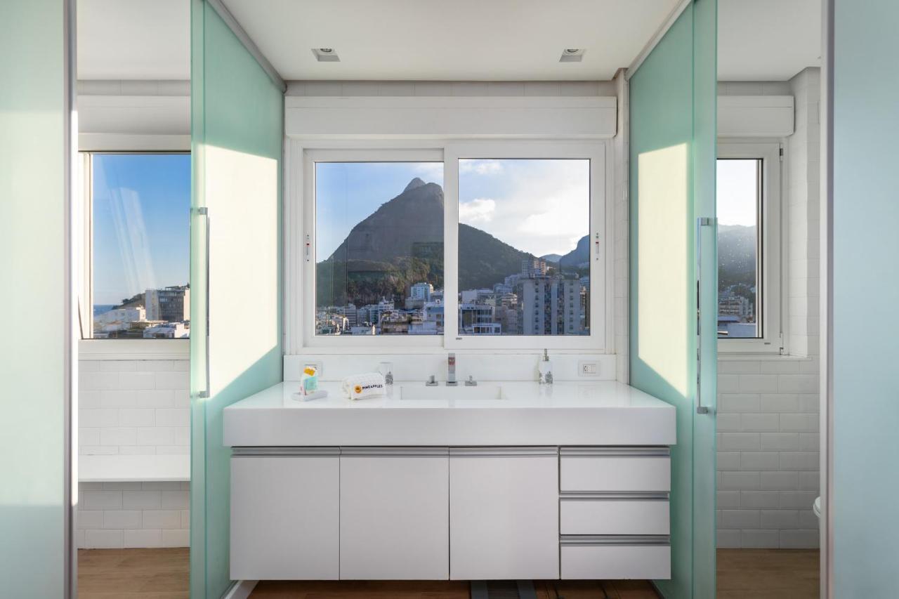 Belo No Leblon - Vista Para Morro 2 Irmaos - Guc6 Zn1 Rio de Janeiro Exteriör bild