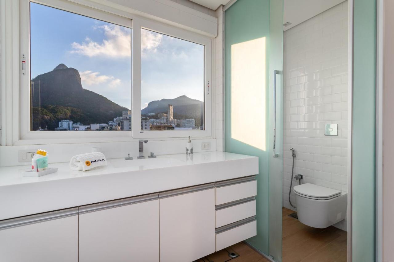 Belo No Leblon - Vista Para Morro 2 Irmaos - Guc6 Zn1 Rio de Janeiro Exteriör bild